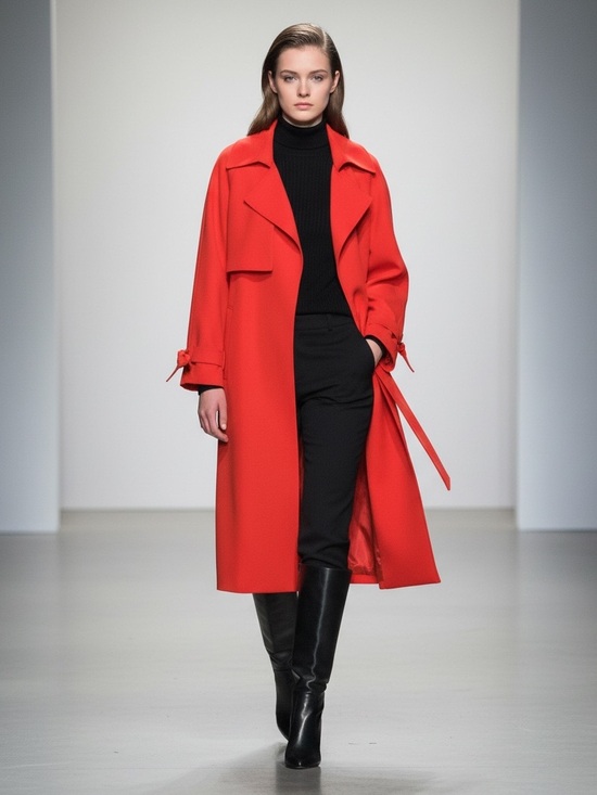 H&M Jackets & Blazers - H&M Women's Orange Trench Coat New